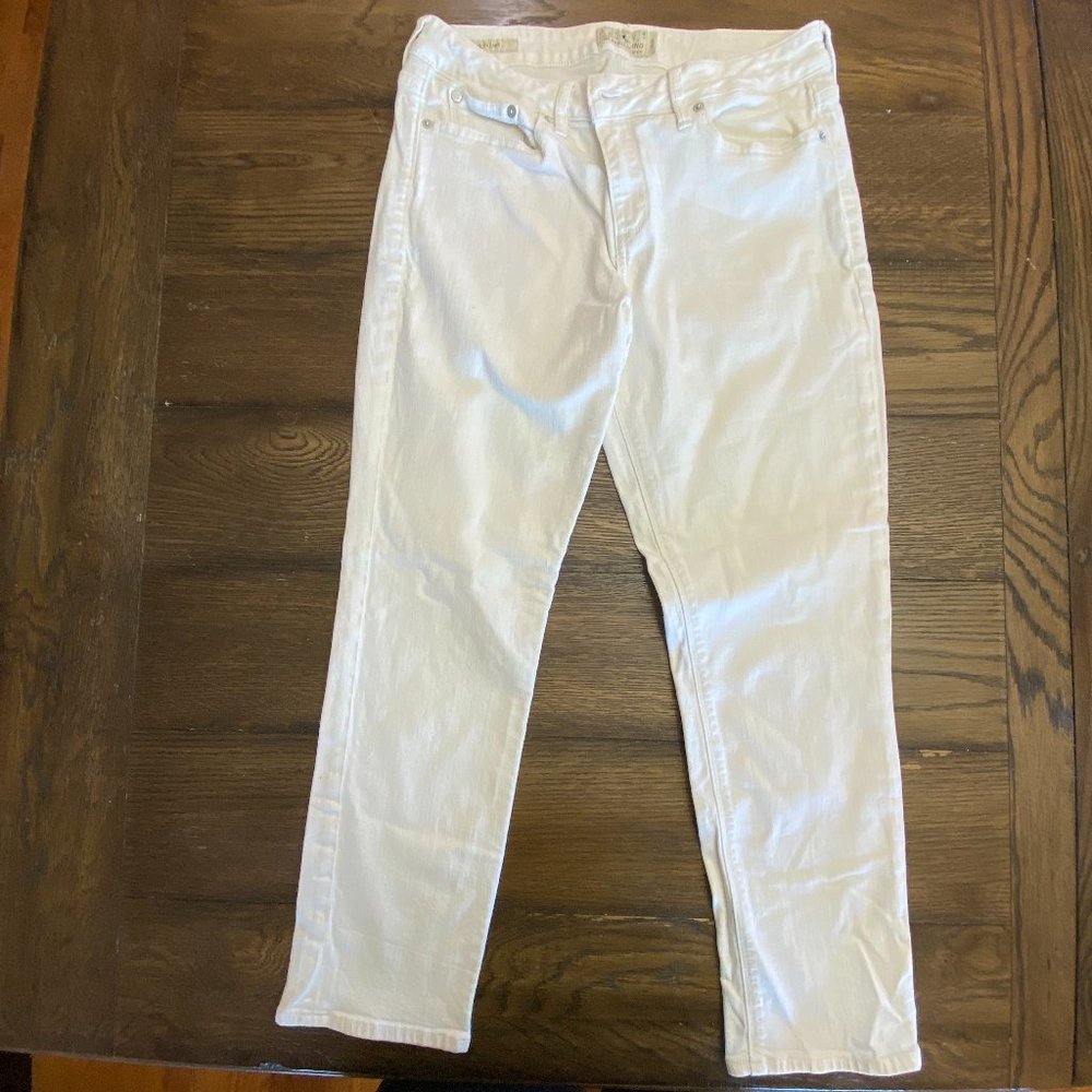 Lucky Brand White Lolita Capri Size 14/32
